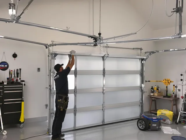 Guilford Garage Door Repair certified team performing precision garage door installation in Guilford