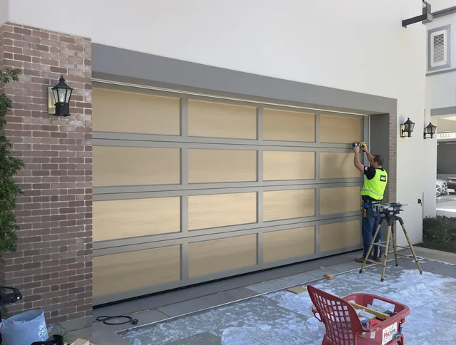 Garage door replacement service by Guilford Garage Door Repair in Guilford