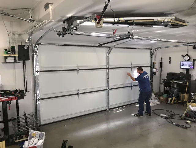 Professional garage door repair service by Guilford Garage Door Repair in Guilford