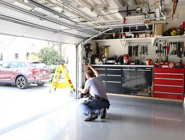 Local garage door repair service by Guilford Garage Door Repair in Guilford