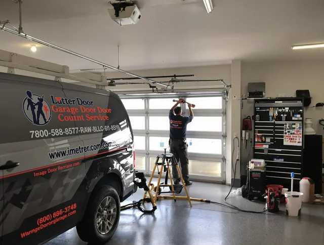 Guilford Garage Door Repair team performing same-day garage door repair in Guilford