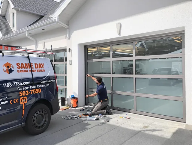 Same-day garage door repair service by Guilford Garage Door Repair in Guilford